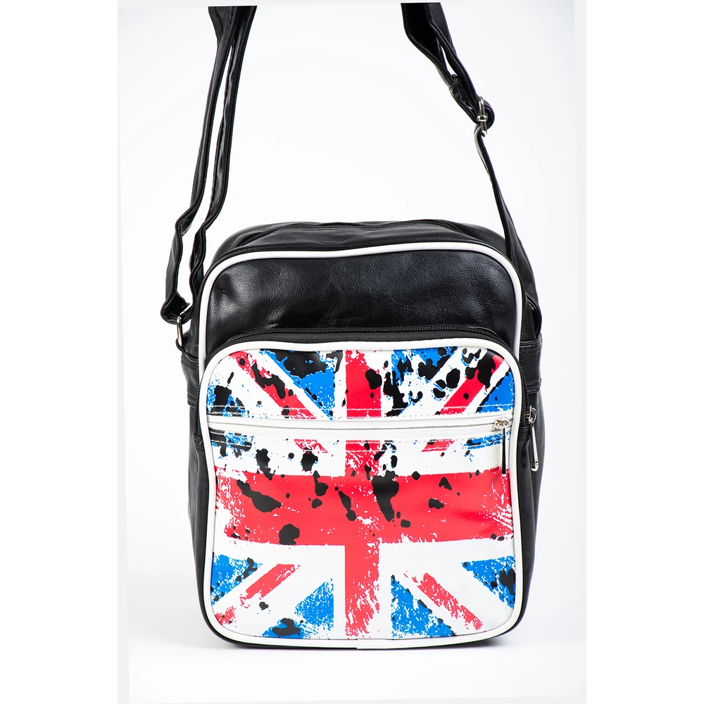 R&J Brit Zászlós Műbőr Női Keresztpántos Táska