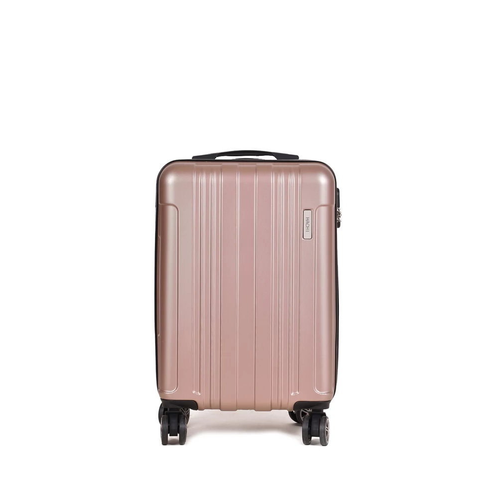 Hachi Kis Méretű Rosegold Kemény Falú Bőrönd