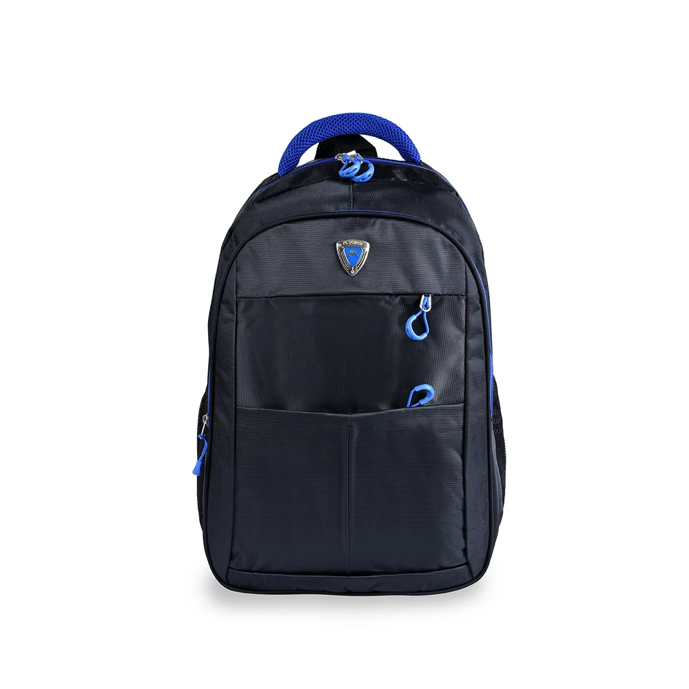 Fekete-Kék Sportos Unisex Hátizsák
