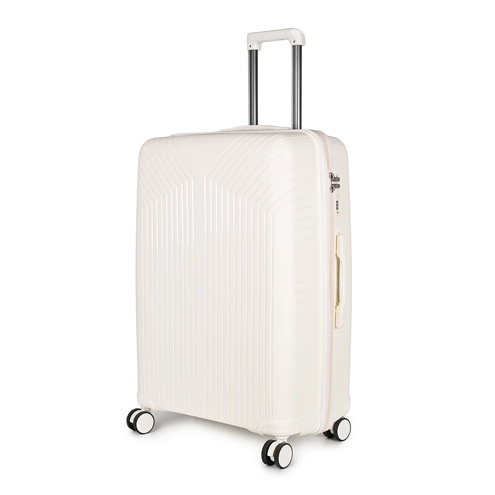 Jolank Fehér Nagy Méretű Bőrönd