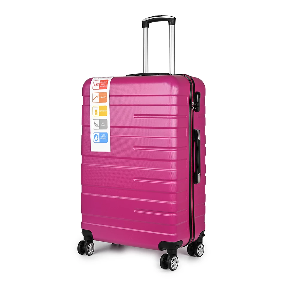 Ormi Rózsaszín ABS Nagy Méretű Bőrönd