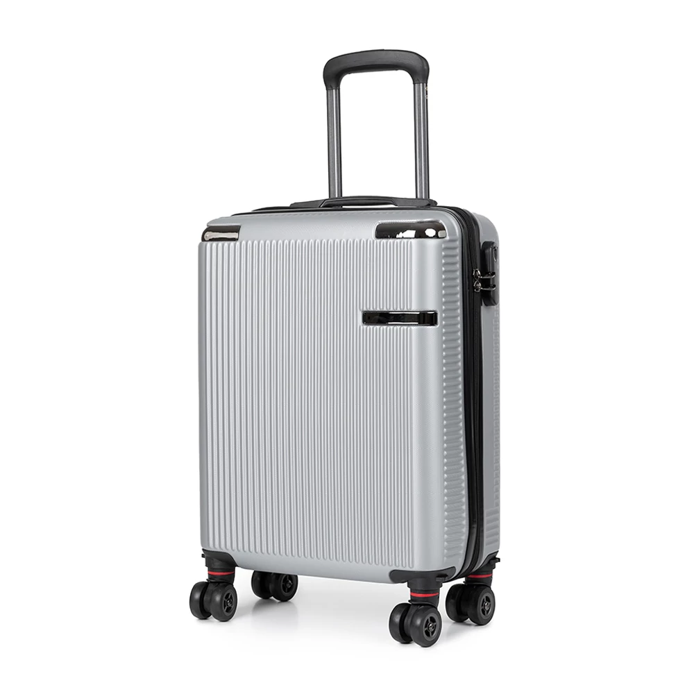 XTD Ezüst Kis Méretű Kivehető Kerekű Bőrönd