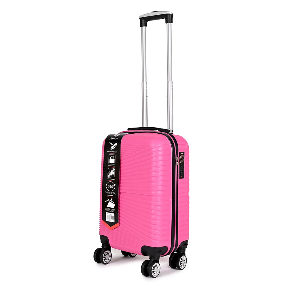 Pink Kis Méretű Extra Csendes Négykerekű Bőrönd
