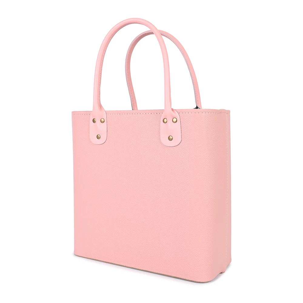 Rózsaszín Kis Méretű Shopper Táska