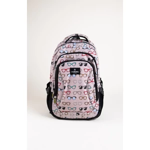 Aoking Bézs Színű Szemüveg Mintás Hátizsák