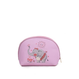 Rózsaszín Elefánt Mintás Neszeszer Szett - 5 db