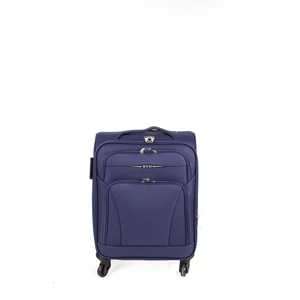 Besty Kisméretű Sötétkék Színű Puha Falú Bőrönd