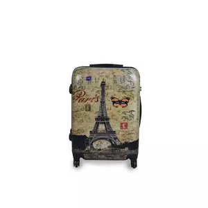 Eiffel Torony Mintás Ormi Közepes Méretű Kemény bőrönd