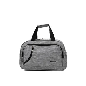 Leonardo da Vinci Szürke Cipzáros Poliészter Utazótáska