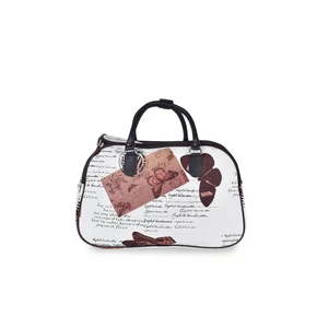 Besty Közepes Méretű Szintetikus Pillangó Mintás Utazótáska