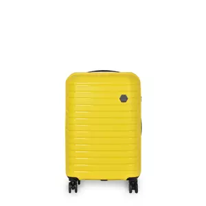 Touareg Sárga Közepes Méretű Keményfalú Bőrönd
