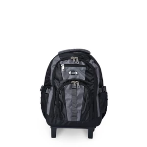 Lumi Szürke-Fekete Teleszkópos Gurulós Hátizsák S Méret