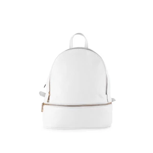 Besty Valódi Bőr Fehér Közepes Méretű Női Hátizsák