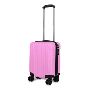 WIZZ Rózsaszín Keményfalú Kabinbőrönd (40x30x20)