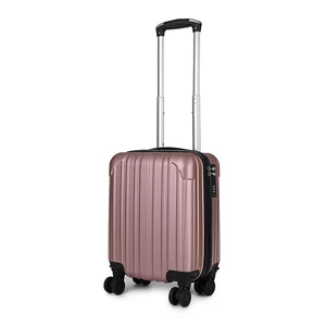 WIZZ Rózsaarany Keményfalú Kabinbőrönd (40x30x20)