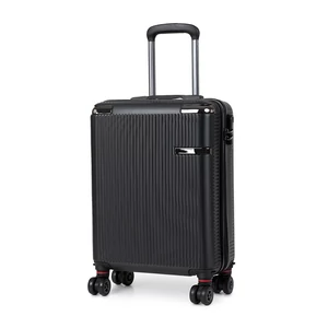 XTD Fekete Kis Méretű Kivehető Kerekű Bőrönd