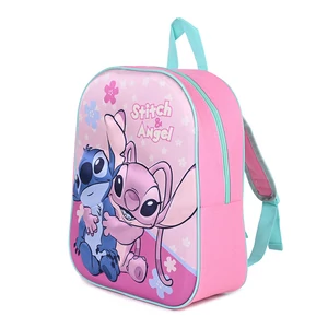 Stitch & Angel Mintás 3D-s Rózsaszín Gyerek Hátitáska