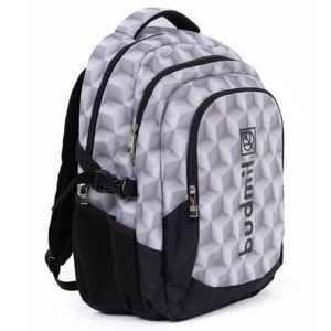 Budmil Fekete-Fehér-Szürke Iskolatáska