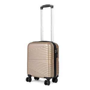 Arany Színű Wizzair Méretű Négykerekű Csendes Kabinbőrönd (40x30x20)