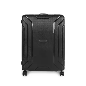 Touareg Fekete Közepes Méretű Keményfalú Biztonsági Bőrönd