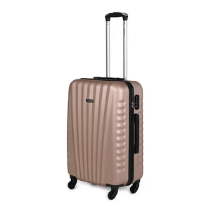 Leonardo Da Vinci Arany Színű Közepes Méretű Bőrönd