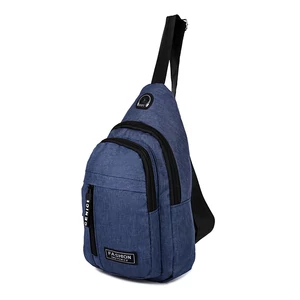 Sötétkék Kis Méretű Férfi Keresztpántos Oldaltáska