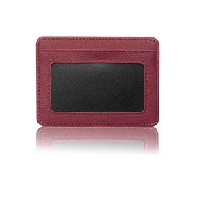 Bordó Műbőr Kártyatartó