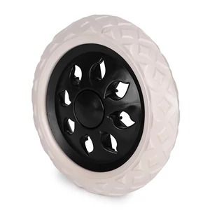 Fehér Műanyag Bordázott Kerék Bevásárlókocsihoz