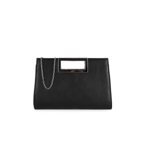 Női Fekete Műbőr Alkalmi Táska
