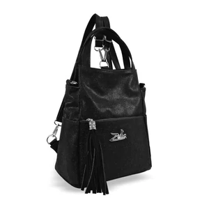 Zellia Fekete Műbőr Női Hátitáska