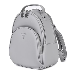Alex &amp; Mia Szürke Műbőr Kisméretű Divat Hátizsák