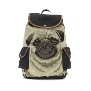 Mopszos szövet besty nagy hátizsák