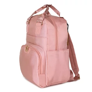 Rózsaszín Vízlepergető Pelenkázó Táska (37x28x18)