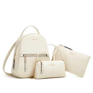 Bézs Női Hátitáska Szett