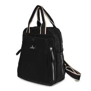 Coveri Fekete Vízlepergető Hátizsák