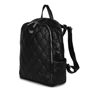 Coveri Fekete Steppelt Mintás Női Hátitáska