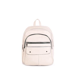 Bézs Műbőr Divat Hátitáska