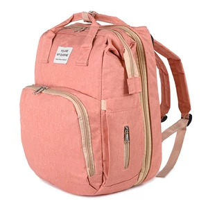 Rózsaszín Hátitáska Kihúzható Pelenkázó Résszel