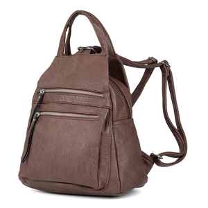 Silvia Rosa Barna Műbőr Többfunkciós Hátitáska