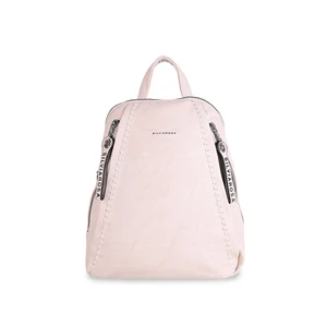 Silvia Rosa Bézs Női Rostbőr Hátizsák