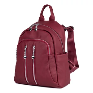 Bordó Műbőr Női Hátitáska