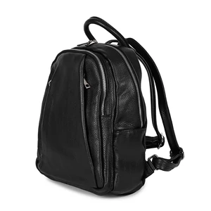 Borse in Pelle Fekete Női Valódi Bőr Hátizsák