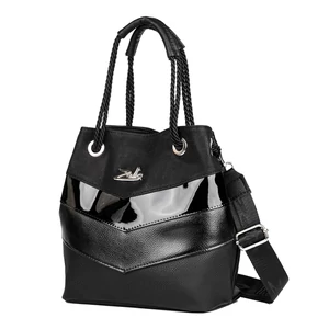 Zellia Fekete Műbőr Női Kézitáska