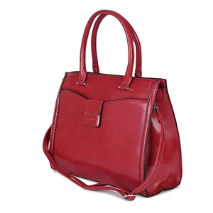 Silvia Rosa Bordó Műbőr Merev Kézi- és Oldaltáska