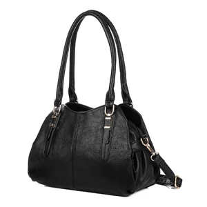 Fekete Női Műbőr Kézitáska