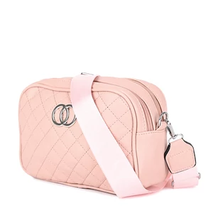 Rózsaszín Steppelt Oldaltáska