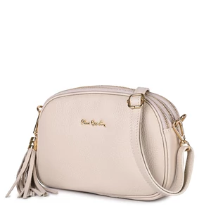 Pierre Cardin Bézs Valódi Bőr Oldaltáska