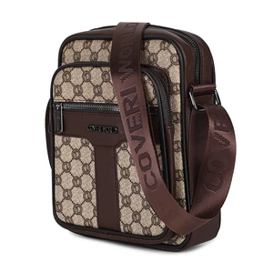 Coveri Barna Férfi Mintás Műbőr Oldaltáska