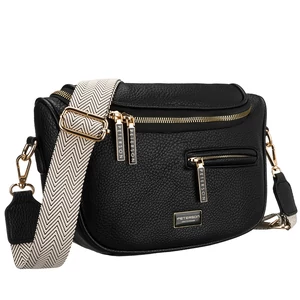 Peterson Fekete Műbőr Oldaltáska