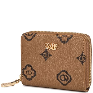 Coveri Barna Mintás Kis Méretű Női Pénztárca